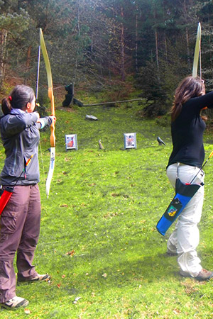 Tir à l'Arc hiver Saint-Lary